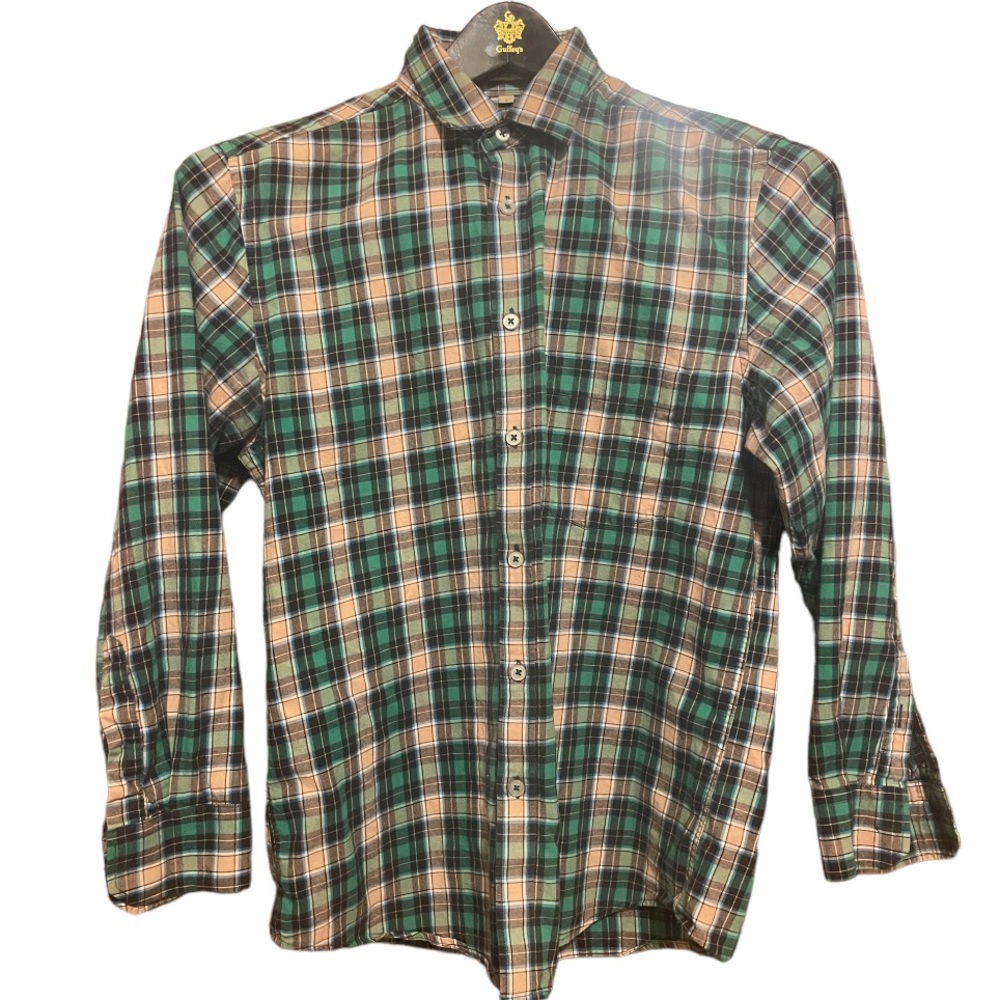 🇬🇧 Burberry Check Cotton Shirt Small 🇬🇧